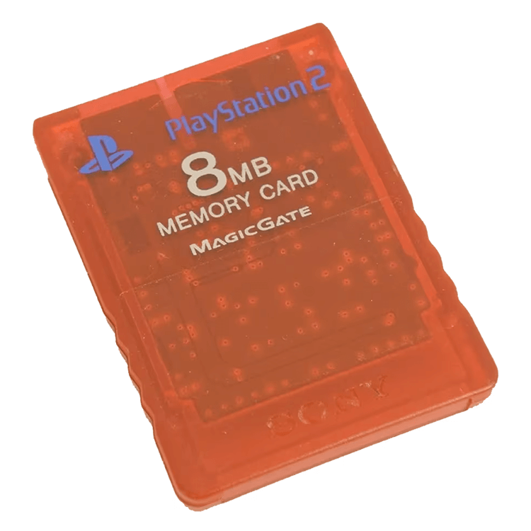 playstation transluscent memory card